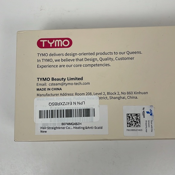 TYMO Ring Hair Straightening Comb 5 Temperature Levels Dual Voltage Electric - Picture 6 of 7